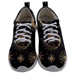 Asian-set-with-clouds-moon-sun-stars-vector-collection-oriental-chinese-japanese-korean-style Mens Athletic Shoes by Wegoenart