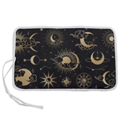 Asian-set-with-clouds-moon-sun-stars-vector-collection-oriental-chinese-japanese-korean-style Pen Storage Case (m) by Wegoenart