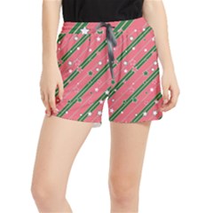 Christmas-background-star Women s Runner Shorts by Wegoenart