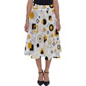 Flat-geometric-shapes-background Perfect Length Midi Skirt View1