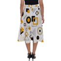 Flat-geometric-shapes-background Perfect Length Midi Skirt View2