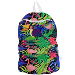 Tropical-exotic-colors-seamless-pattern Foldable Lightweight Backpack by Wegoenart