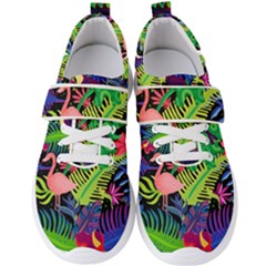 Tropical-exotic-colors-seamless-pattern Men s Velcro Strap Shoes by Wegoenart