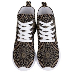 Zentangle-styled-ornament-pattern Women s Lightweight High Top Sneakers by Wegoenart