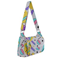 Tridimensional-pastel-shapes-background-memphis-style Multipack Bag by Wegoenart