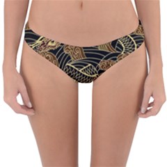 Oriental-traditional-seamless-pattern Reversible Hipster Bikini Bottoms