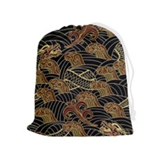 Oriental-traditional-seamless-pattern Drawstring Pouch (xl)