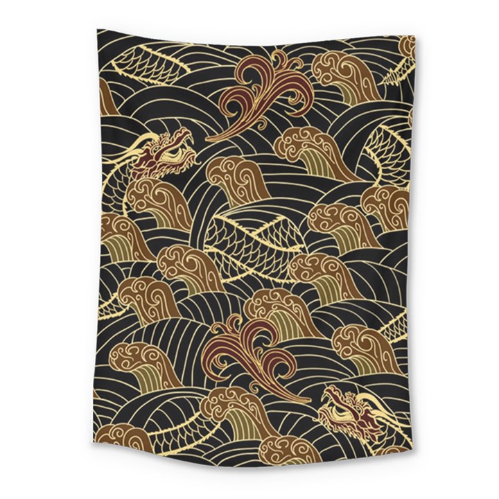 Oriental-traditional-seamless-pattern Medium Tapestry