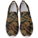 Oriental-traditional-seamless-pattern Men s Slip On Sneakers View1