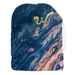 Liquid Abstract Paint Texture Drawstring Pouch (3xl) by Wegoenart