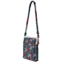 Seamless-floral-pattern-with-tropical-flowers Multi Function Travel Bag View1