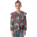 Seamless-floral-pattern-with-tropical-flowers Kids  Peter Pan Collar Blouse View1