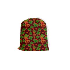 Illustration-christmas-default Drawstring Pouch (small) by Wegoenart