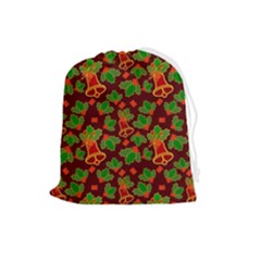 Illustration-christmas-default Drawstring Pouch (large) by Wegoenart