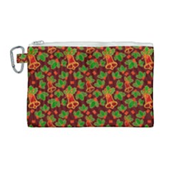 Illustration-christmas-default Canvas Cosmetic Bag (large) by Wegoenart