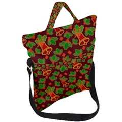 Illustration-christmas-default Fold Over Handle Tote Bag by Wegoenart