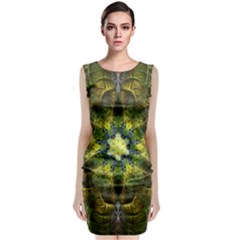 Fractal Fantasy Design Background Classic Sleeveless Midi Dress