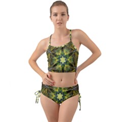 Fractal Fantasy Design Background Mini Tank Bikini Set by Wegoenart