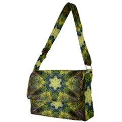 Fractal Fantasy Design Background Full Print Messenger Bag (s) by Wegoenart