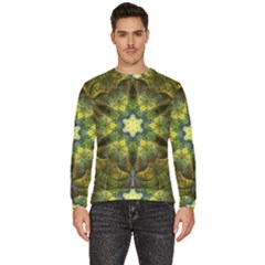 Fractal Fantasy Design Background Men s Fleece Sweatshirt by Wegoenart