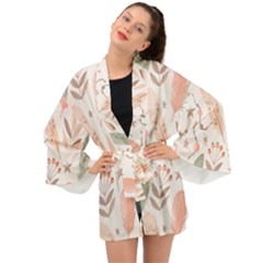 Boho Pattern Long Sleeve Kimono by designsbymallika