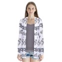 Cute Seamless Pattern With Koala Panda Bear Drape Collar Cardigan View1