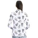 Cute Seamless Pattern With Koala Panda Bear Drape Collar Cardigan View2