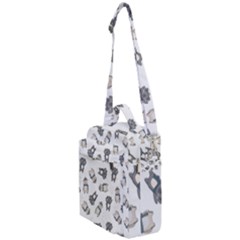 Cute Seamless Pattern With Koala Panda Bear Crossbody Day Bag by Wegoenart