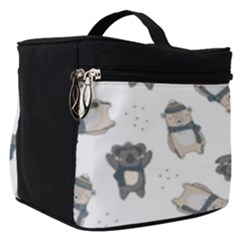 Cute Seamless Pattern With Koala Panda Bear Make Up Travel Bag (small) by Wegoenart