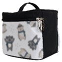 Cute Seamless Pattern With Koala Panda Bear Make Up Travel Bag (Small) View2