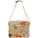 Gold Fish Seamless Pattern Background Cross Body Office Bag View3