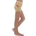 Gold Fish Seamless Pattern Background Kids  Lightweight Velour Yoga Shorts View3