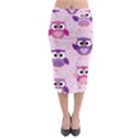 Seamless Cute Colourfull Owl Kids Pattern Midi Pencil Skirt View1