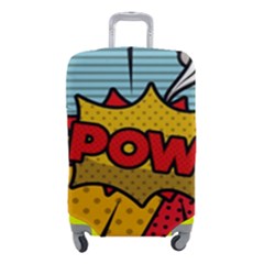 Pow Word Pop Art Style Expression Vector Luggage Cover (small) by Wegoenart