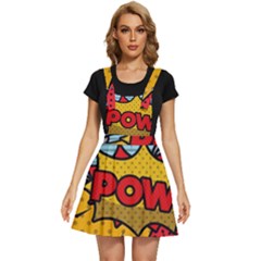 Pow Word Pop Art Style Expression Vector Apron Dress by Wegoenart