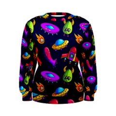 Space Pattern Women s Sweatshirt by Wegoenart