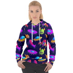 Space Pattern Women s Overhead Hoodie by Wegoenart