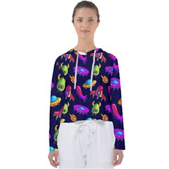 Space Pattern Women s Slouchy Sweat by Wegoenart