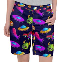 Space Pattern Pocket Shorts by Wegoenart