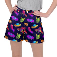 Space Pattern Ripstop Shorts by Wegoenart