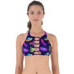 Space Pattern Perfectly Cut Out Bikini Top by Wegoenart