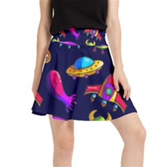 Space Pattern Waistband Skirt by Wegoenart