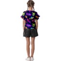 Space Pattern Kids  Cut Out Flutter Sleeves View2