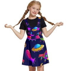 Space Pattern Kids  Apron Dress by Wegoenart