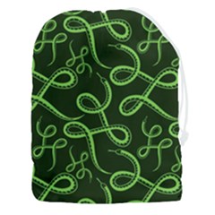 Snakes Seamless Pattern Drawstring Pouch (3xl) by Wegoenart