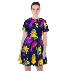 Space Patterns Sailor Dress by Wegoenart