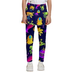 Space Patterns Kids  Skirted Pants by Wegoenart