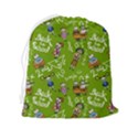 Seamless Pattern With Kids Drawstring Pouch (2XL) View2