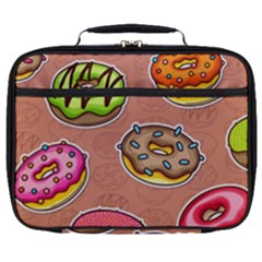 Doughnut Doodle Colorful Seamless Pattern Full Print Lunch Bag by Wegoenart