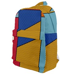 Dotted Colors Background Pop Art Style Vector Classic Backpack by Wegoenart